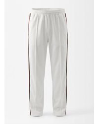 Gucci - Jersey Drill Jogging Pants With Web, Ready-To-Wear - Lyst