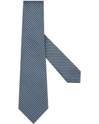ZEGNA - Geometric-Patterned Jacquard Tie - Lyst