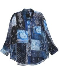 R13 - Patchwork Bandana Printed Shirt - Lyst