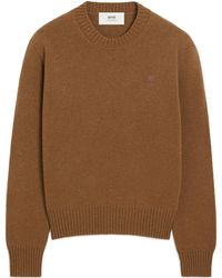 Ami Paris - Ami De Coeur Crewneck Sweater - Lyst