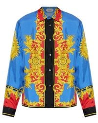 Versace - Baroque Sun Print Shirt - Lyst
