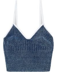 DIESEL - M-Estere Bouclé-Knit Top - Lyst