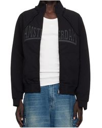 Vetements - 'Amsterdam' Patch Zip-Up Sweatshirt - Lyst