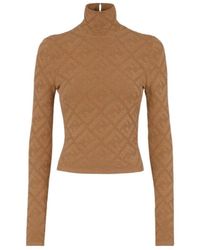 Fendi - Viscose Jumper - Lyst