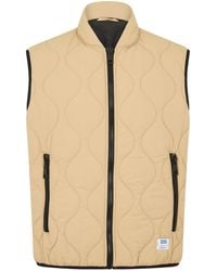 BOSS - Stand Collar Down Vest - Lyst