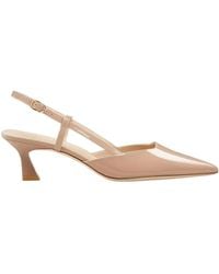 Stuart Weitzman - Pointed-Toe Patent Slingback Pumps - Lyst