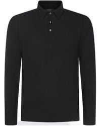 Zanone - Long Sleeve Polo Shirt - Lyst