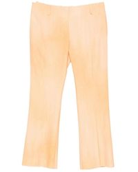 Ermanno Scervino - Belted Pressed-Crease Trousers - Lyst