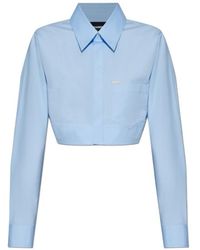DSquared² - Pocket Detailed Cropped Shirt - Lyst