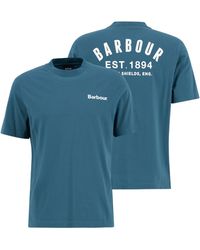 Barbour - Packling Crewneck T-Shirt - Lyst