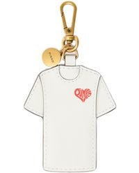 Pinko - Printed T-Shirt Charm Keyring - Lyst