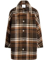 Patou - Plaid Coat - Lyst