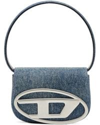 DIESEL - 1Dr Denim Shoulder Bag - Lyst