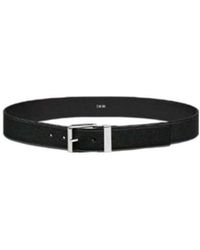 Dior - Homme Logo Printed Buckled Belt - Lyst