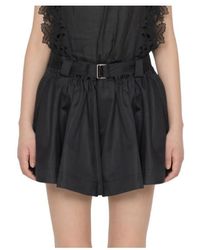 Sea - Angelina Belted Shorts - Lyst