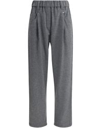 Brunello Cucinelli - Pants - Lyst