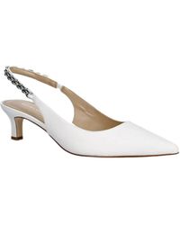 MICHAEL Michael Kors - Chain-Embellished Pointed Toe Pumps - Lyst