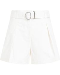 Jil Sander - Mid-Waisted Belted Shorts - Lyst
