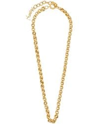 Saint Laurent - Rope-Chain Necklace - Lyst