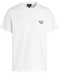 A.P.C. - Rue Madame Heavy Cotton T-Shirt - Lyst