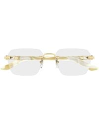 Cartier - Rectangle Frame Glasses - Lyst