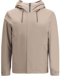 Woolrich - Hooded Quilted Jacket - Lyst