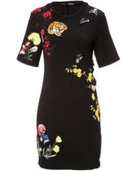 Philipp Plein - Logo Details T-Shirt Dress - Lyst