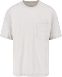 Lemaire - Chest Pocket Crewneck T-Shirt - Lyst