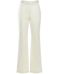 ROTATE BIRGER CHRISTENSEN - Robyn Twill Straight Leg Casual Pants - Lyst