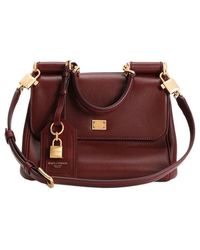 Dolce & Gabbana - My Sicily Logo Plaque Handbag - Lyst