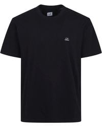 C.P. Company - 30/1 Jersey Short Sleeve Logo Patch T-Shirt - Lyst