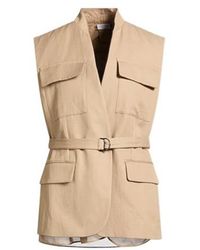 Brunello Cucinelli - Vest Cotton, Linen - Lyst