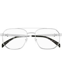 McQueen - Eyewear Aviator Frame Glasses - Lyst