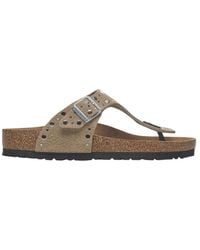 Birkenstock - Gizeh Rivet Studded Thong Flat Sandals - Lyst