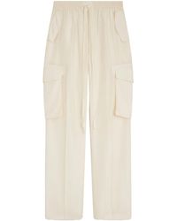 Phoebe Philo - Drawstring Cargo Casual Pants - Lyst