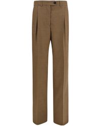Prada - Casual Trousers With Belt Loops - Lyst