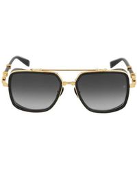 Balmain - Officier Aviator Sunglasses - Lyst