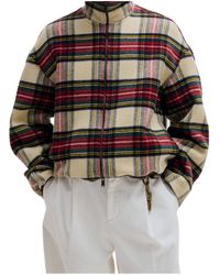 DARKPARK - Wool Tartan Check Jacket - Lyst