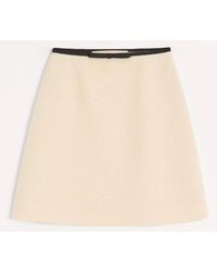 Valentino - Bow Detailed Mini Skirt - Lyst