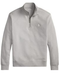 Polo Ralph Lauren - Quarter Zip-Up Hoodie - Lyst