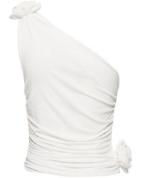 Magda Butrym - Asymmetric Top With Draping - Lyst