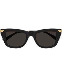 Bottega Veneta - Eyewear Geometric Frame Sunglasses - Lyst