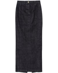 Jacquemus - Le Jupe De-Nimes Rear Slit Maxi Skirt - Lyst
