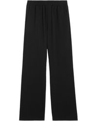 Ami Paris - Ami Elastic Waistband Logo Plaque Pants - Lyst
