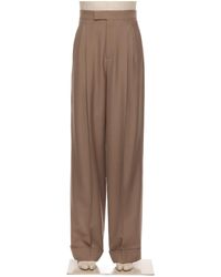 Valentino - Cuffed Wide Leg Pants - Lyst