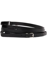 Ann Demeulemeester - Triple-Wrap Leather Belt - Lyst