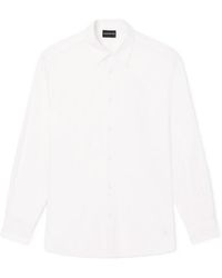Emporio Armani - Stretch Logo Shirt - Lyst