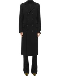 Bottega Veneta - Double-Breasted Regular Fit Coat - Lyst
