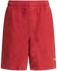 Stussy - Wide Leg Shorts - Lyst