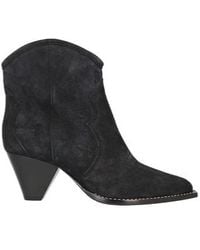 Isabel Marant - Minimal Denim Ankle Boots - Lyst
